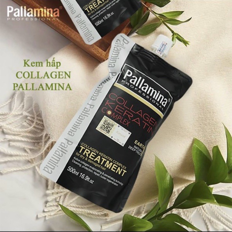 KEM HẤP TÓC COLLAGEN KERATIN PALLAMINA 500ml