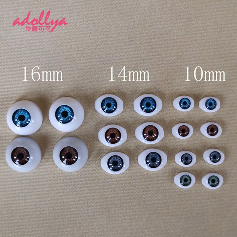 Mắt búp bê BJD bằng acrylic 10mm/14mm/16mm cho búp bê