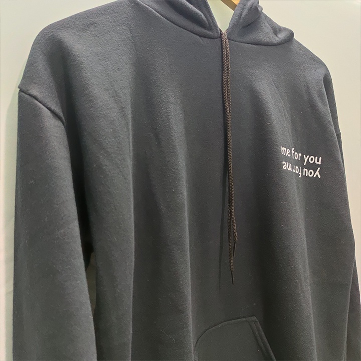 FREESHIP Áo nỉ hoodie in chữ You For Me,nỉ Bông cao cấp mềm mại dày dặn,áo nỉ bông unisex nam nữ,Freesize dưới 65k