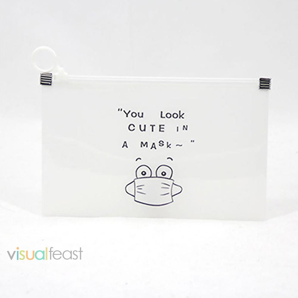 Set 8 túi đựng khẩu trang chống bụi không ô nhiễm có khóa kéo
 | BigBuy360 - bigbuy360.vn