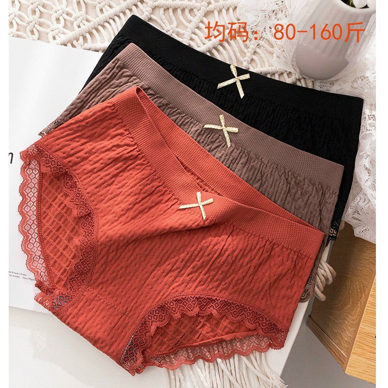 ComBo 5 Quần lót nữ cotton vải mềm ôm bụng nâng mông thông hơi co giãn 4 chiều YUKI STORE 5-353