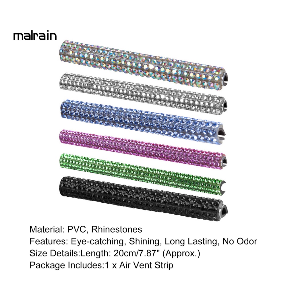 Dải Dán Trang Trí Lỗ Thông Gió Máy Điều Hòa Xe Hơi Màu Sắc Tươi Sáng