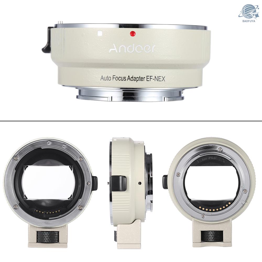 Vòng Nối Lấy Nét Tự Động Andoer AF EF-Nexi Cho Ống Kính Máy Ảnh EF EF-S NEX E Mount 3/3N/5N/5R/7/A7/A7R/A7S/A5000/A5100/A6000