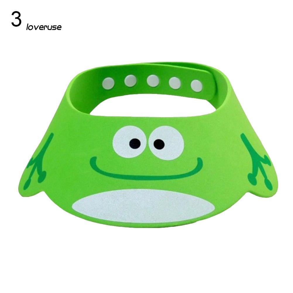 Mũ đội đầu chắn nước khi tắm gội đáng yêu cho bé