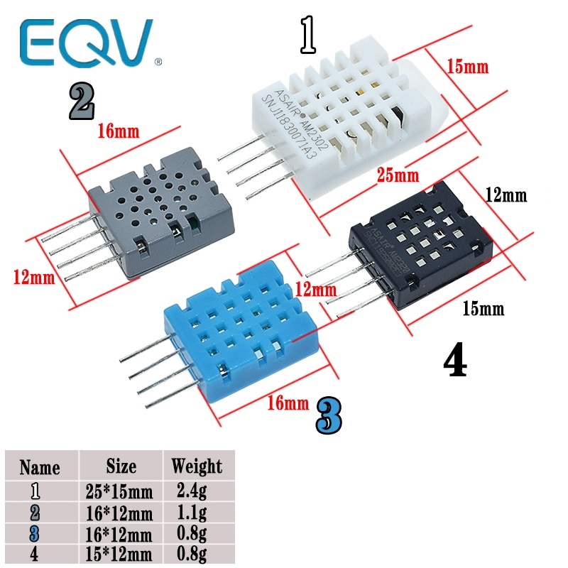 Cảm Biến Nhiệt Độ Và Độ Ẩm Dht11 Dht22 Am2302B Am2301 Am2320 Cho Arduino | BigBuy360 - bigbuy360.vn