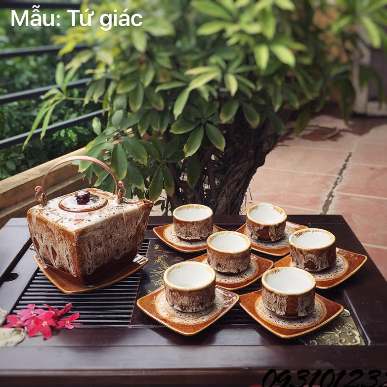 bộ ấm trà cá 3d_bộ tách trà 3d hình cá