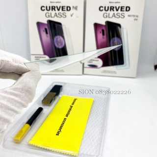 Kính Cường Lực Full Keo UV Dành Cho S20/S20+/S20 Untra/s10/s10+/note10/note10+/S9/S9+/s8/s8+/note8/note9/note7/s7Edg