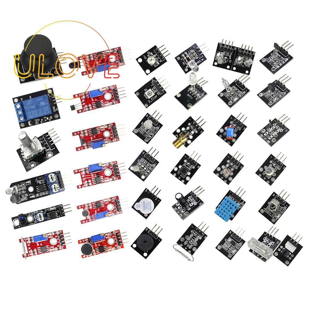 SENSOR Bộ Mạch Cảm Biến 37 Trong 1 Cho Arduino Và Mcu