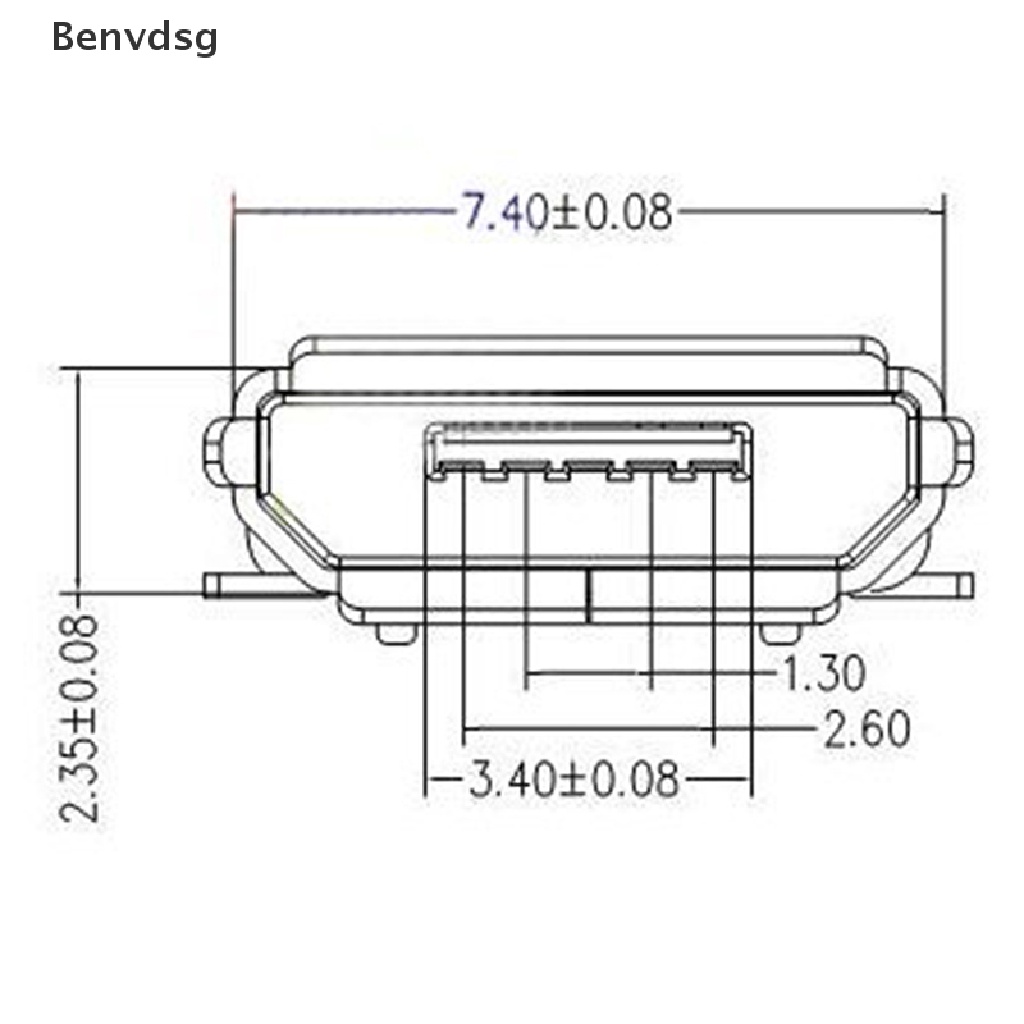 Set 20 Linh Kiện Điện Tử micro USB Type B Girl 5-Pin 180 SMD Chuyên Dụng