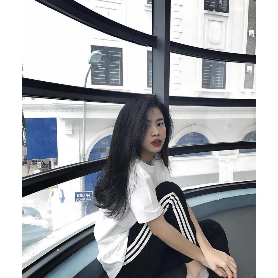 Quần thể thao 3 sọc suông - Gin store
