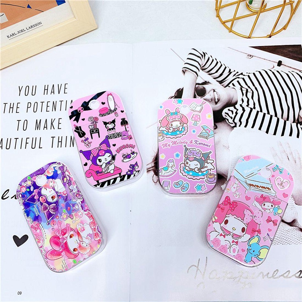 Chai Đựng Nước Hoa Dạng Xịt Hình Cinnamoroll Kittys Melody Hoạt Hình Cho Nữ