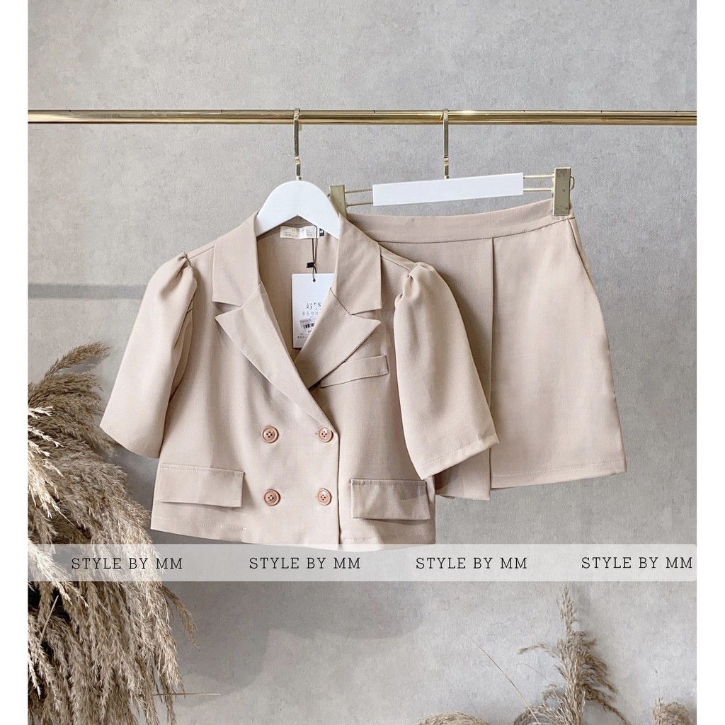 Set Vest Chân Váy Công Sở Đẹp Mặc Đi Làm Vừa Sang Vừa Hiện Đại Thiết Kế Độc Quyền - Thời Trang Thiết Kế Style By MM | BigBuy360 - bigbuy360.vn