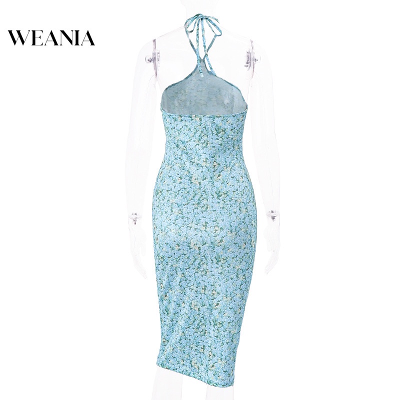 Đầm hai dây WEANIA ôm dáng quyến rũ hợp thời trang cho nữ