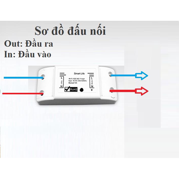 Bộ công tắc thông minh kết nối mạng wifi/3G/4G hẹn giờ bật tắt bằng điện thoại - BẢN TIẾNG VIỆT