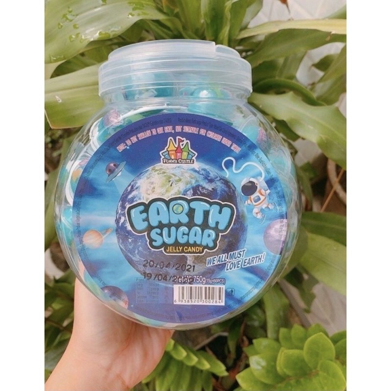 [Mã 77FMCGSALE1 giảm 10% đơn 250K] kẹo dẻo hình trái đất earth sugar | BigBuy360 - bigbuy360.vn