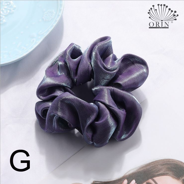Buộc tóc scrunchies lụa nhiều màu siêu đẹp Orin K1112