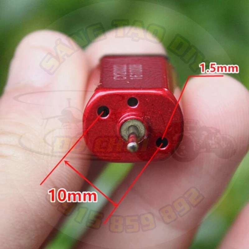 Động cơ mini tốc độ cực cao. DIY chế tạo ô tô đồ chơi RC DC 1.5V - 3.7V