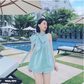 áo kiểu thắt nơ cổ