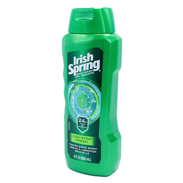 Gel tắm Irish Spring Non-Stop Fresh, 532ml