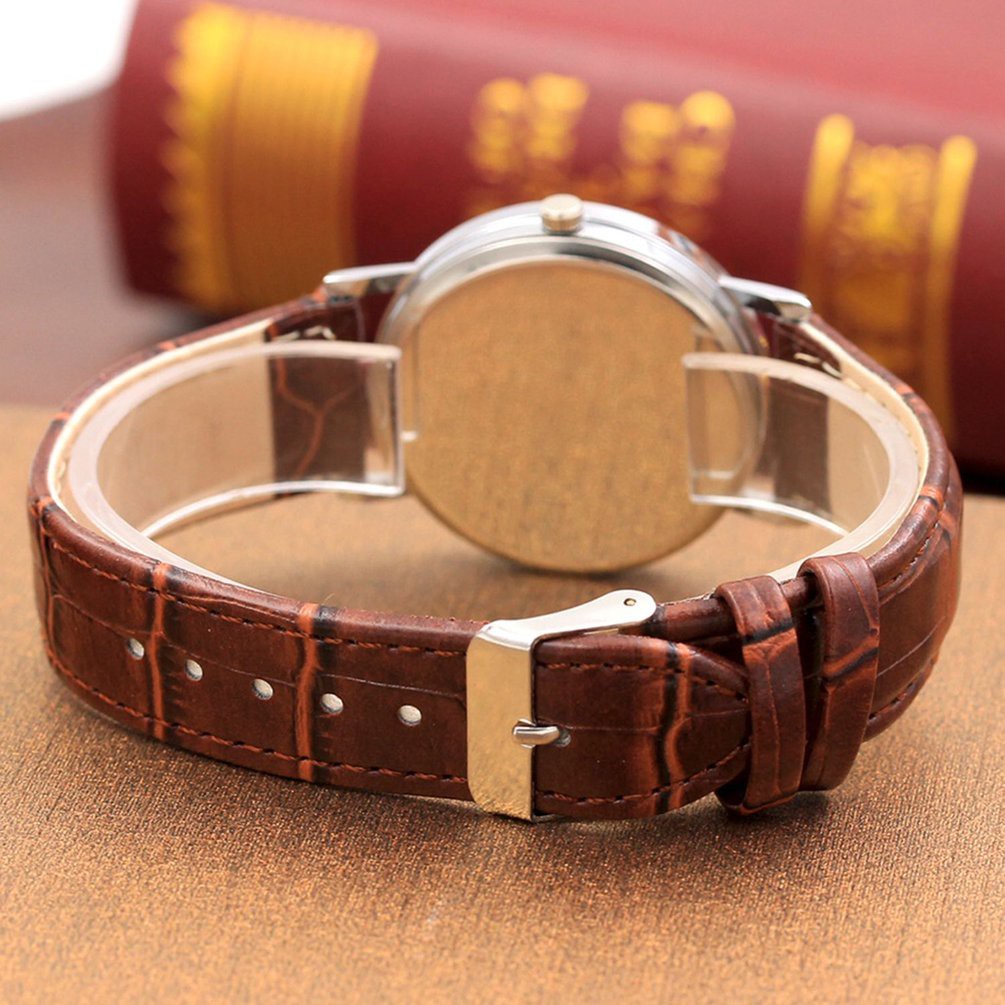 Đồng hồ cơ tự động đa chức năng với dây đeo bằng da thời trang  | BigBuy360 - bigbuy360.vn