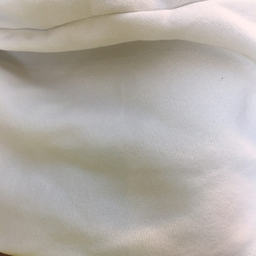 🍂 [Ảnh thật/Tự chụp] Áo nỉ nữ form rộng tay bồng cổ lọ màu trắng đơn giản phong cách Hàn Quốc | BigBuy360 - bigbuy360.vn