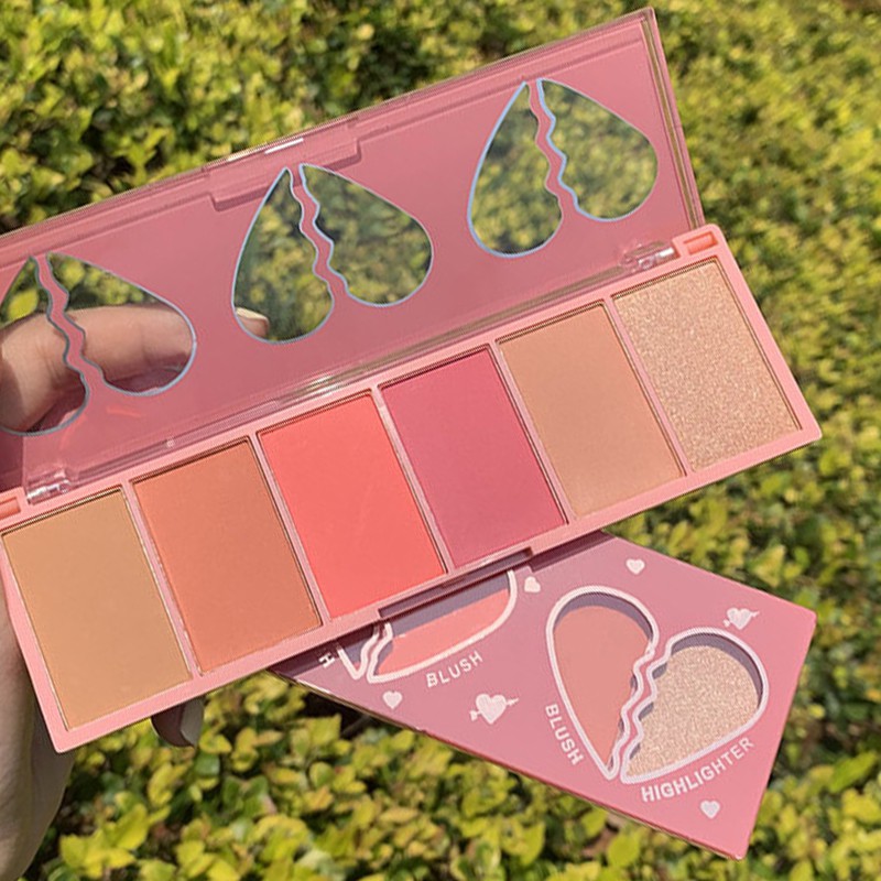 Bảng Phấn Trang Điểm SANIYE E0332 3 Trong 1 Gồm Phấn Má Hồng + Tạo Khối + Bắt Sáng 15g | BigBuy360 - bigbuy360.vn