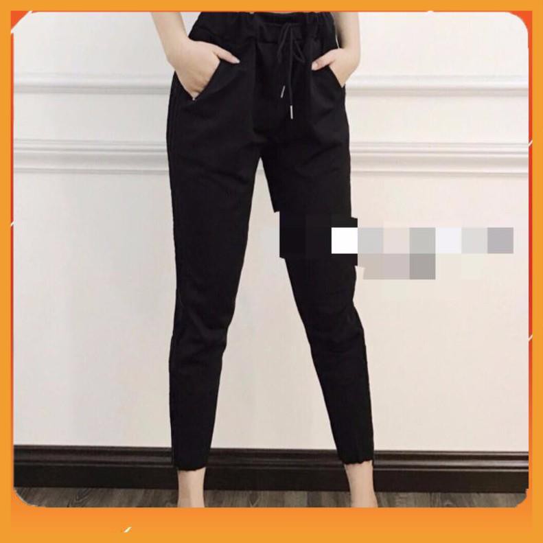 Quần joger nữ phối viền kim tuyến, chất umi Hàn siêu đẹp, dày dặn co giãn tốt - CHẢNH STORE | BigBuy360 - bigbuy360.vn