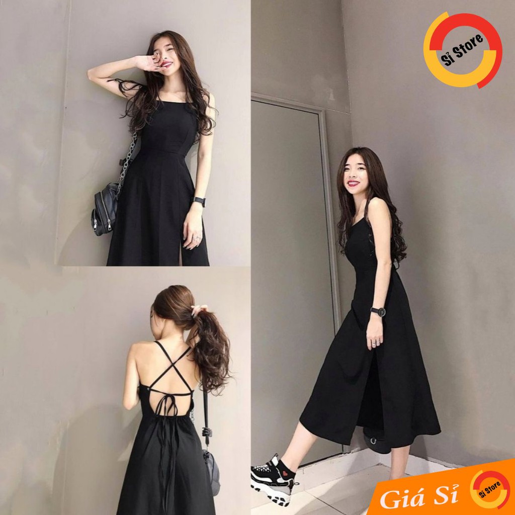 Đầm Xòe JUNS DRESS Mẫu Mới (ĐEN)