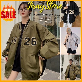 Áo Khoác Dù Nam Nữ Unisex - Áo Khoác Jacket Bombers 5426 3 Màu Siêu Hot - JIRAY.STORE