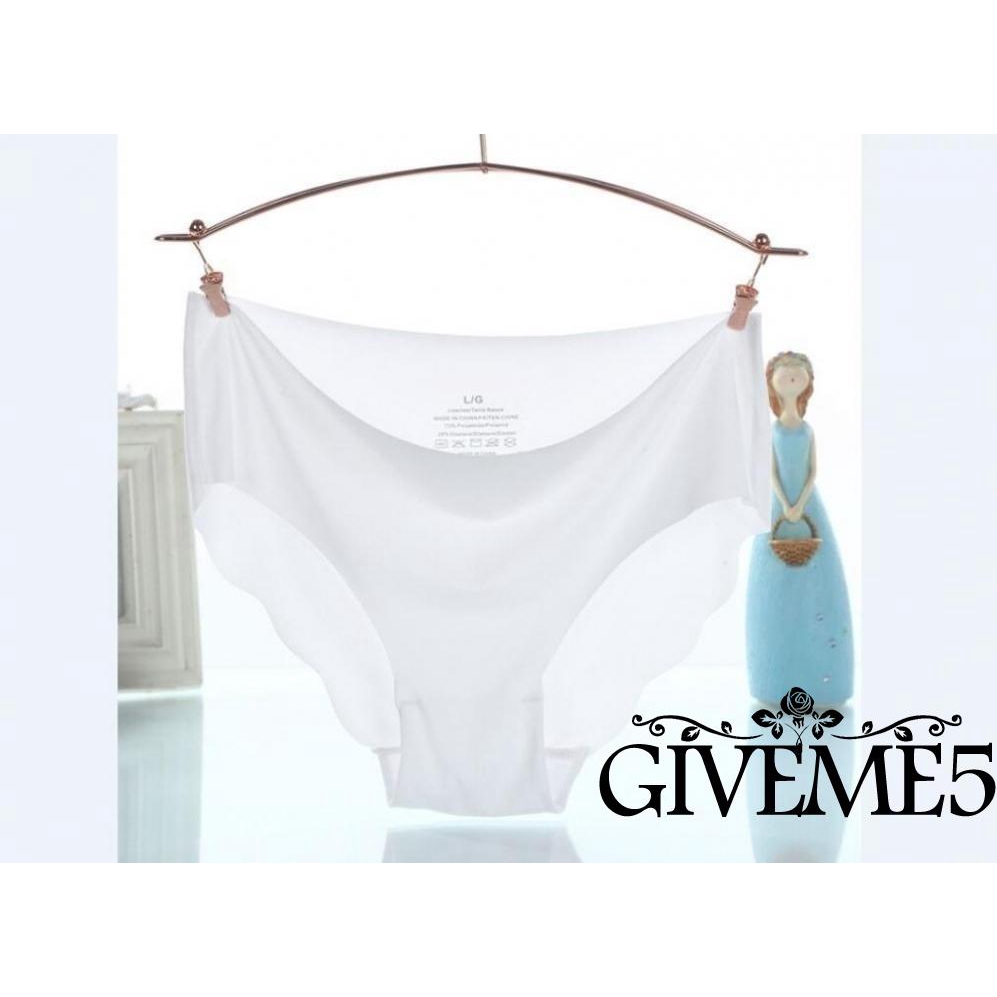 Quần lót màu trơn quyến rũ không đường may cho nữ