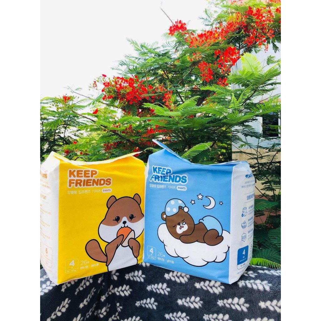 Bỉm quần Enblanc Keep Friends đủ size L26 quần/XL22/XXL18 nội địa Hàn Quốc