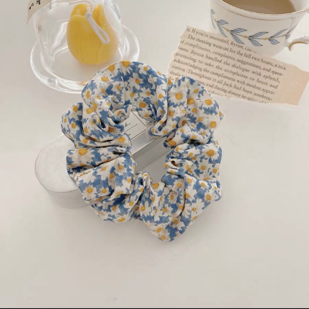 Dây Cột Tóc Hoa Cúc Phong Cách Ngọt Ngào Cho Nữ