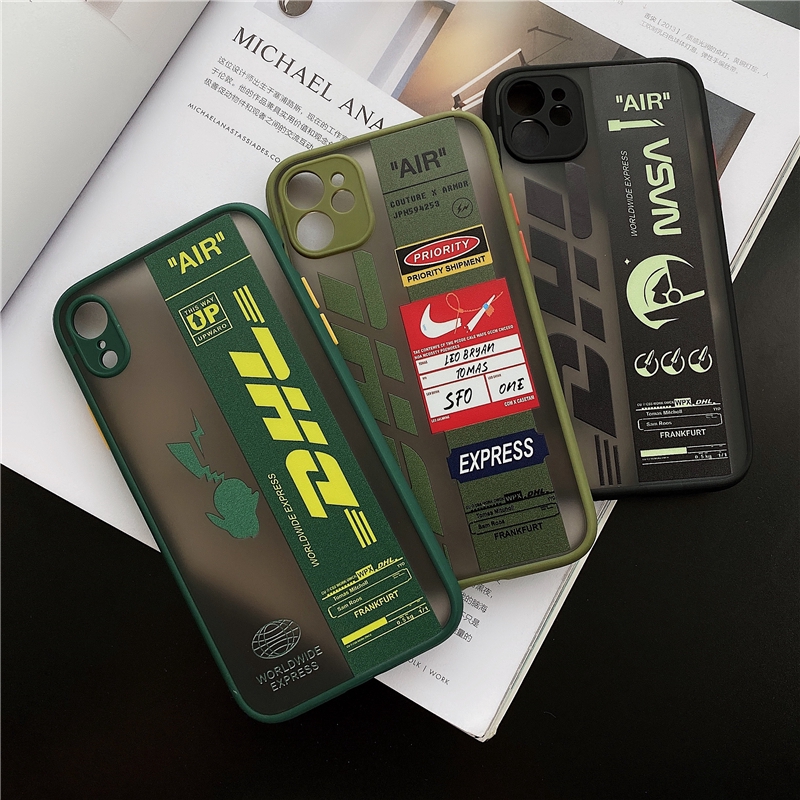 Ốp điện thoại mềm DHL màu tương phản cho iPhone 11 Pro MAX i7 i8 plus XR XS MAX | BigBuy360 - bigbuy360.vn