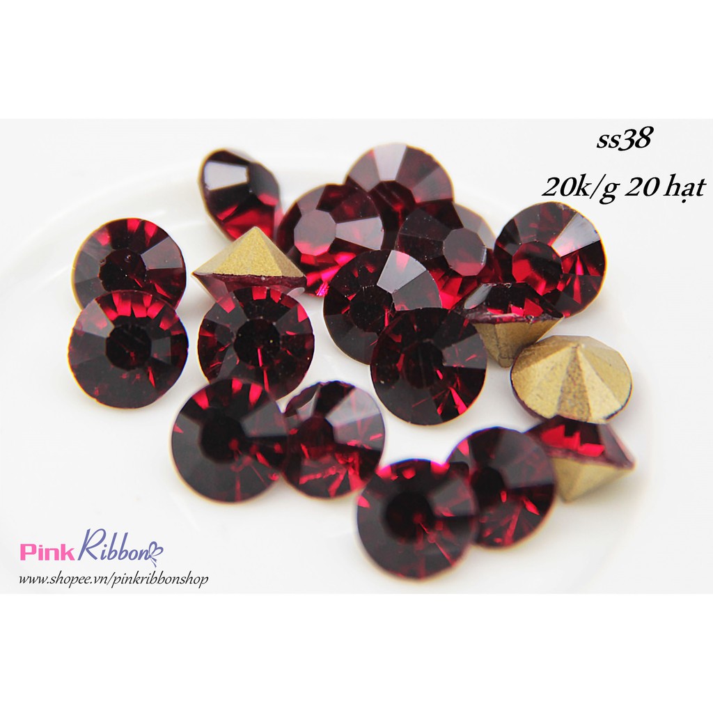 Set đá chân nhọn ss38 (8mm) - Túi 20 viên