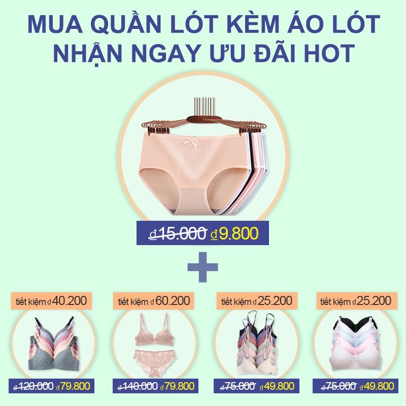 Đồ lót nữ sinh viên đồ lót đơn giản giữa eo liền mạch đồ lót nữ | BigBuy360 - bigbuy360.vn