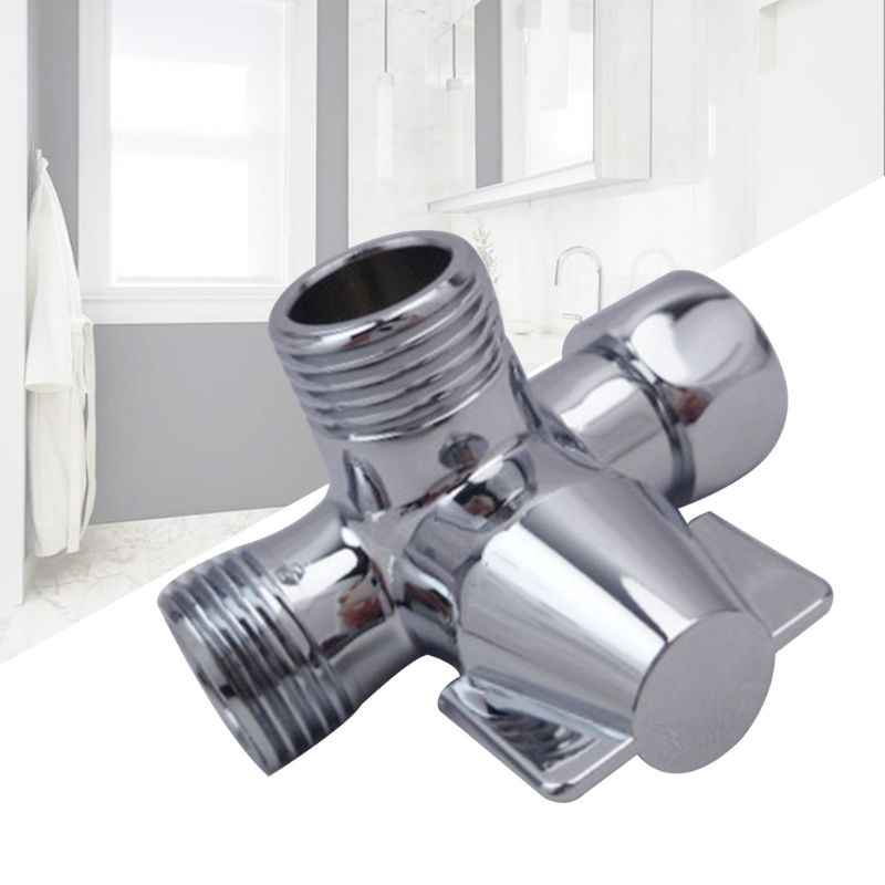 Đầu chia vòi nước hình chữ T 3 chiều dùng cho nhà vệ sinh tiện dụng