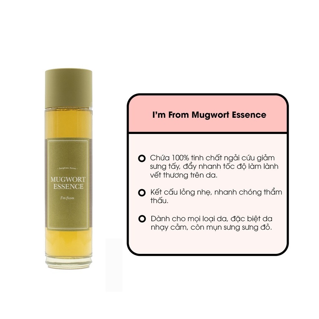 Tinh Chất Ngải Cứu I'm from Mugwort Essence 160ml
