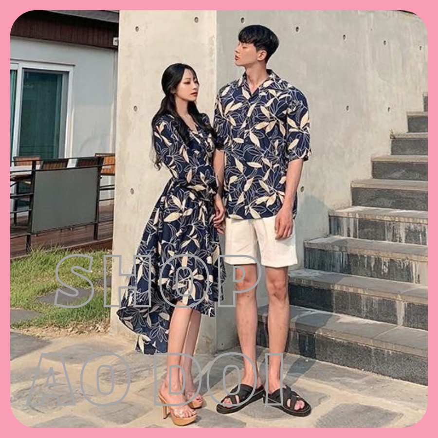 Đồ đôi đi biển nam nữ - CÓ HÌNH CHỤP THẬT - áo đôi đi biển, set đôi đi biển đẹp chụp hình cưới đồ đôi