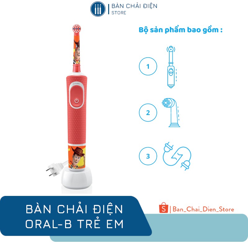 Bàn Chải Đánh Răng Điện Oral-B Trẻ Em