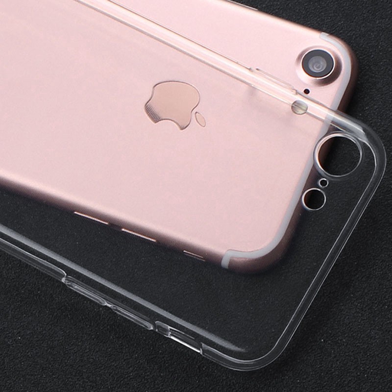 Ốp điện thoại TPU mềm trong suốt cho iPhone SE 2020 X 6 6s 7 8 Plus 6P 7P 8P XS 11 Pro Max XR