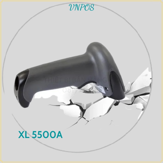 [NHẬP THIE9 GIẢM 9%] Máy quét mã vạch cầm tay KPOS XL5500A - Súng scan mã Barcode 1D dùng trong Cửa hàng, Siêu thị