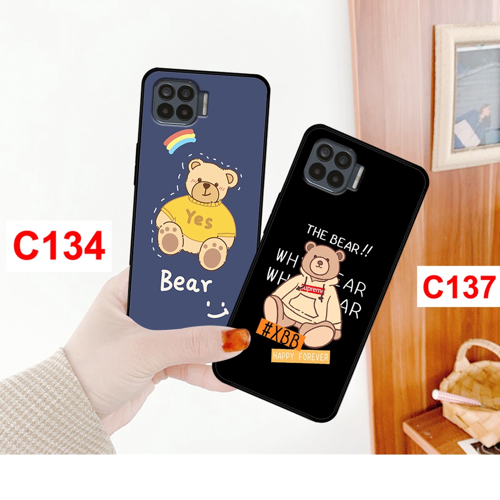 Ốp lưng Oppo A73 - A93 in hình gấu bearrdễ thương cute. ốp oppo rẻ bền đẹp.