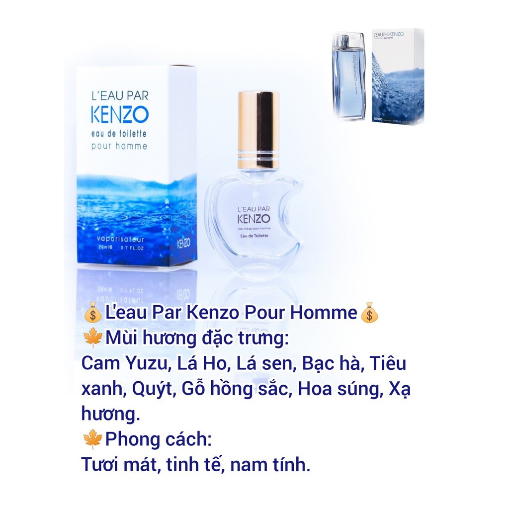 Nước Hoa Mini L’eau Par Kenzo Pour Homme 20ml Nam Chính Hãng