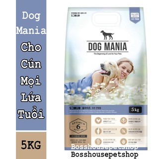 Hạt cho chó DogMania túi 5kg - Nhập khẩu Hàn Quốc