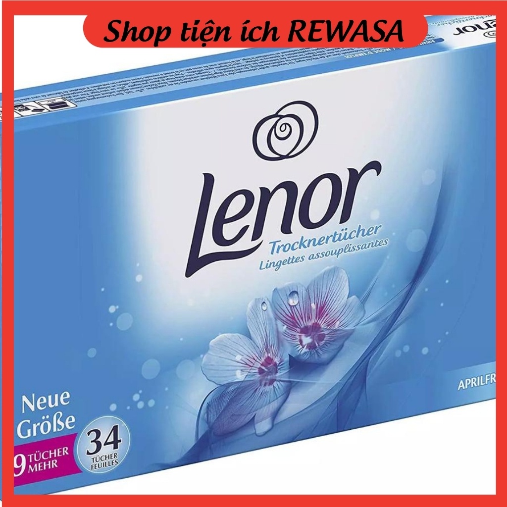 Giấy thơm quần áo Lenor 34 tờ Hàng Đức