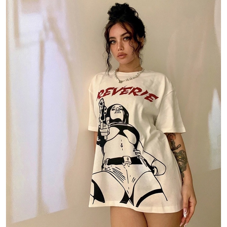Reverie Tee - Áo thun phong cách streetstyle Treminal màu trắng - A035