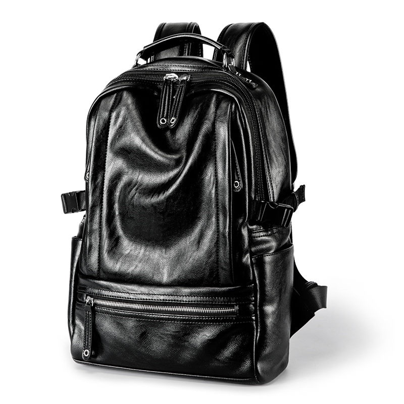 Balo Da Nam Nữ Đi Học Đi Chơi Phong Cách Hàn Quốc Sang Trọng Chất Da Cao Cấp Cực Đẹp Holmes Size Lap 15,6 Inch
