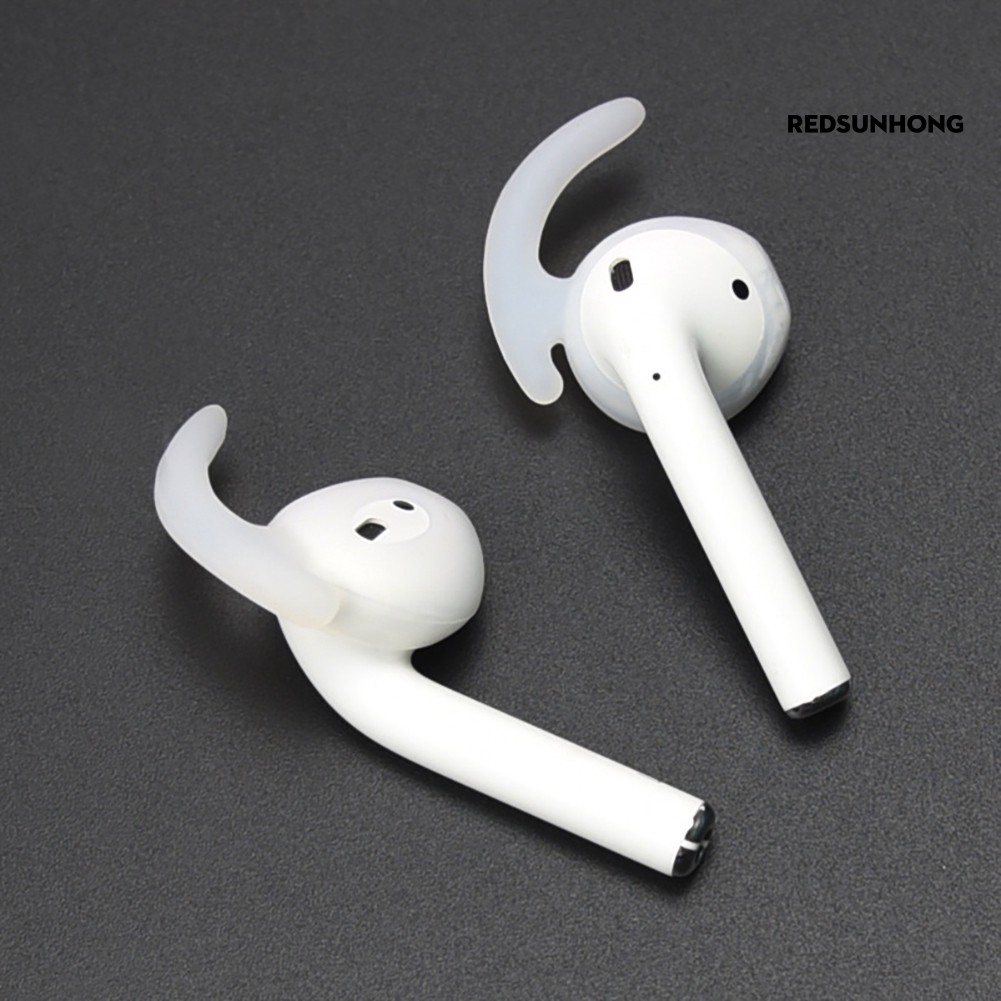 Nút Bọc Tai Nghe Airpods Chống Trượt Bằng Silicon Có Móc Treo