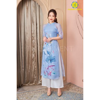 Áo dài kim sa thủ công cao cấp