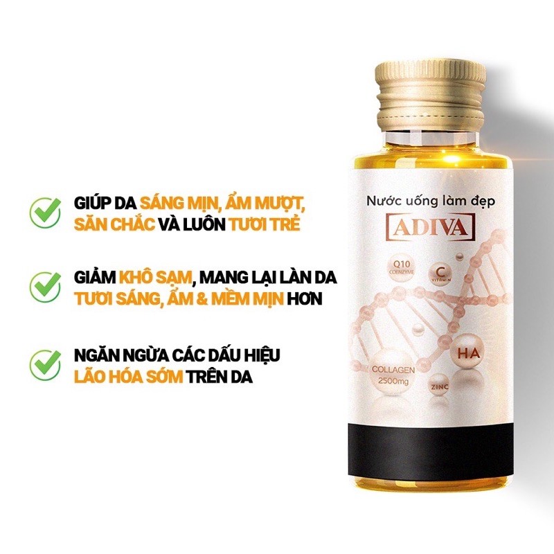 Nước uống làm đẹp da Collagen ADIVA